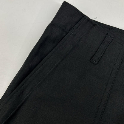 Jeanik Black Cotton Zip Fly Double Baker Pants Size 33
