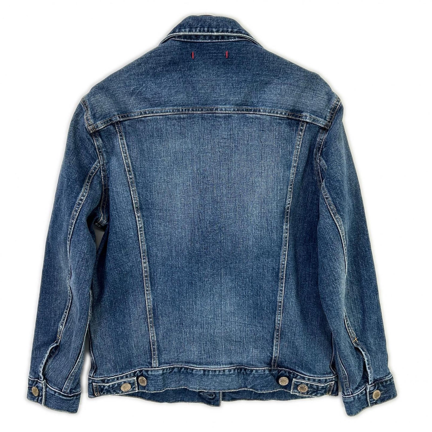 RED CARD BEAMS BMG001 Blue Metal Button Denim Jacket Size 2
