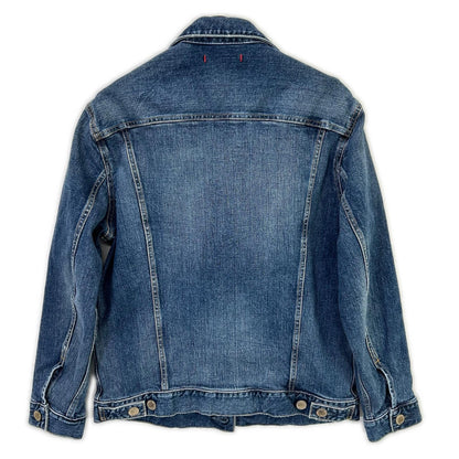 RED CARD BEAMS BMG001 Blue Metal Button Denim Jacket Size 2