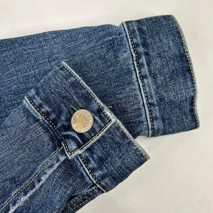 RED CARD BEAMS BMG001 Blue Metal Button Denim Jacket Size 2