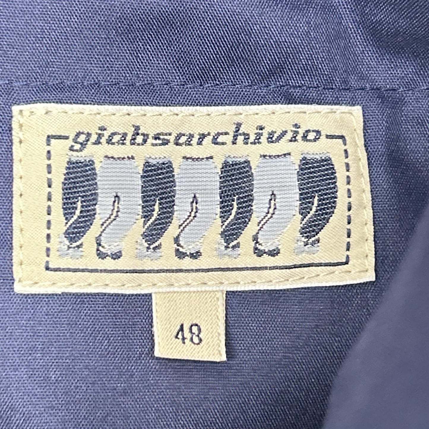 giab's ARCHIVIO 21A MSH/R Black Cotton-Nylon Joggers Size 48