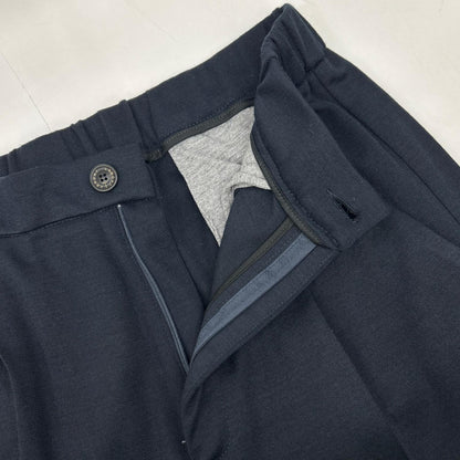 T-JACKET 51BA419J Navy Virgin Wool 2B Knit Blazer Size M