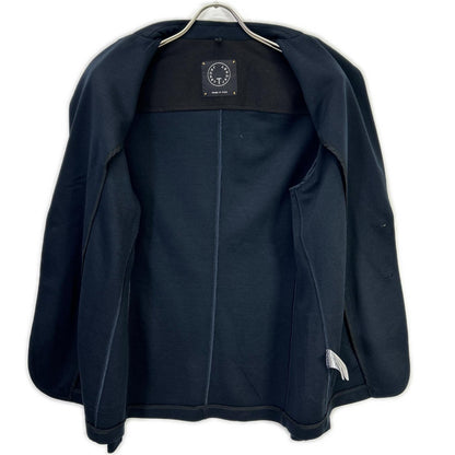 T-JACKET 51BA419J Navy Virgin Wool 2B Knit Blazer Size M