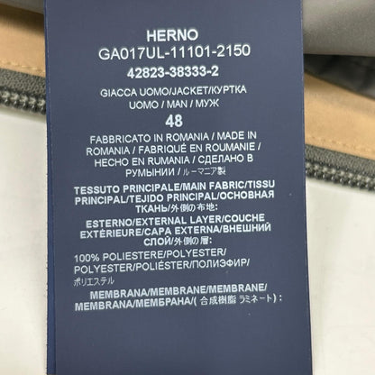 HERNO GA017UL 2019 Laminar 2-Layer Double Zip Coat Size 48
