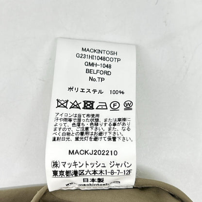 MACKINTOSH 23SS BELFORD Bal Collar Coat Size 38