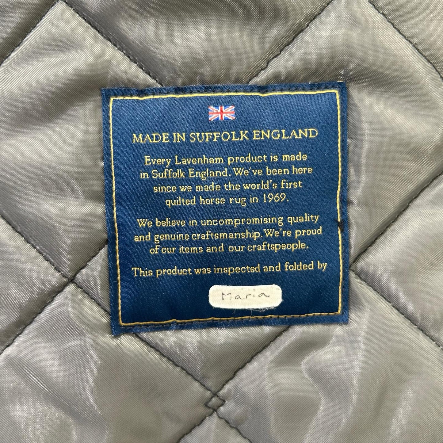 LAVENHAM SOPHNET. LV10056 24AW Quilted Vest Size M/38