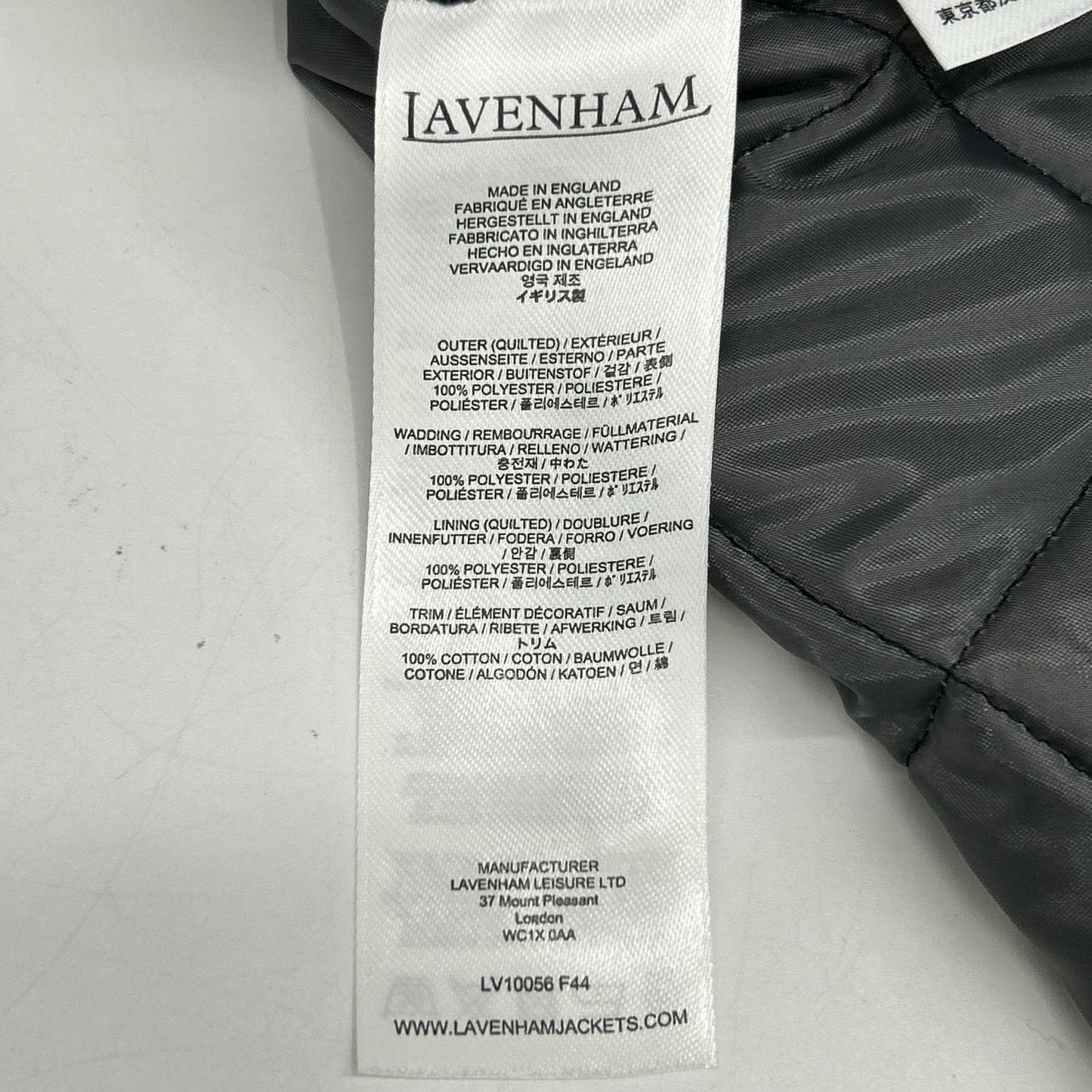 LAVENHAM SOPHNET. LV10056 24AW Quilted Vest Size M/38