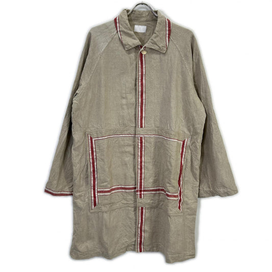 CHANGES Beige Linen MANGELTUCH Coat Size F