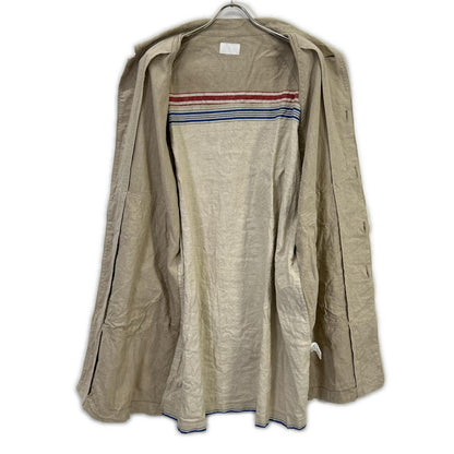 CHANGES Beige Linen MANGELTUCH Coat Size F