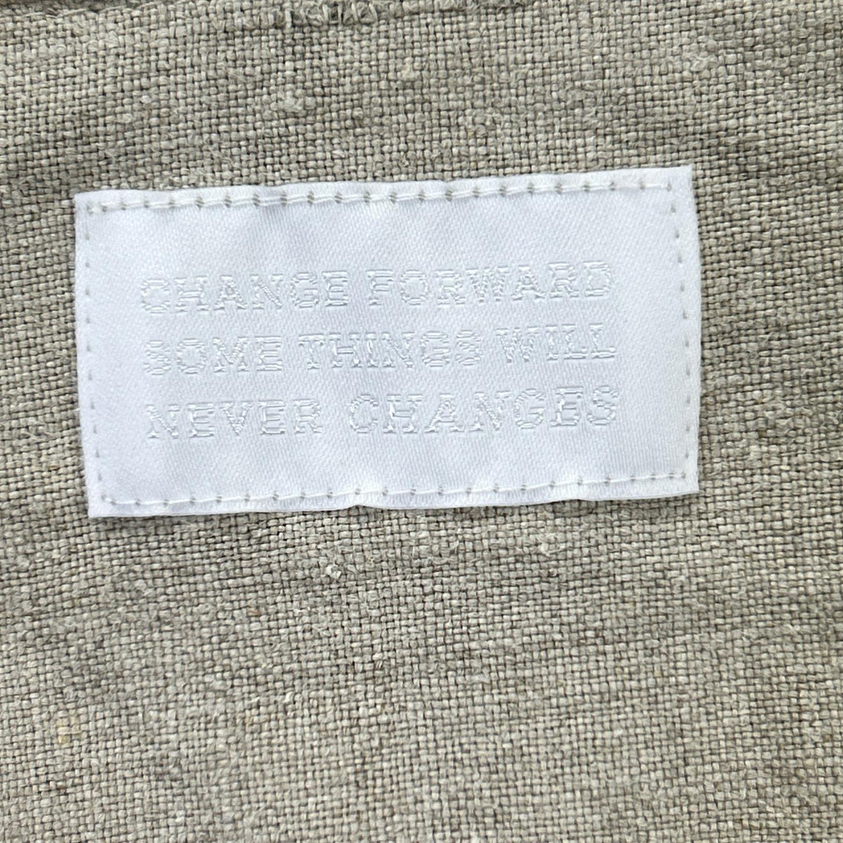 CHANGES Beige Linen MANGELTUCH Coat Size F
