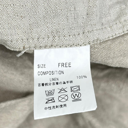 CHANGES Beige Linen MANGELTUCH Coat Size F