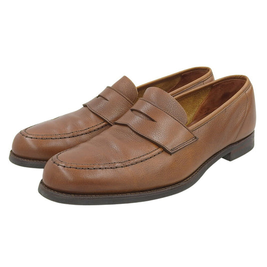 Crockett&Jones Harvard 2 Pebble Grain Loafers Brown Size 9