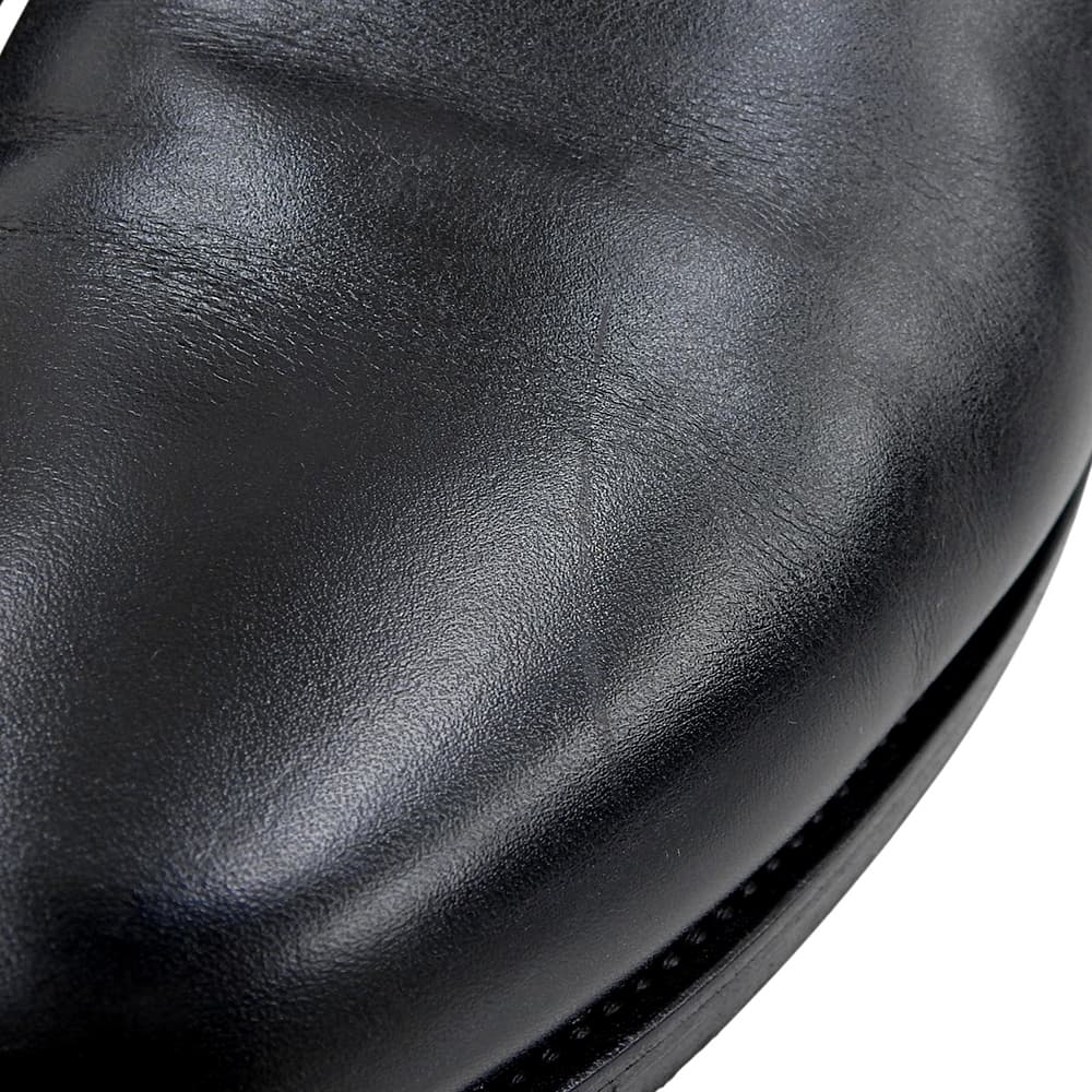 ORIENTAL SHOES Gloster Box Calf Chelsea Boots Black Size 9