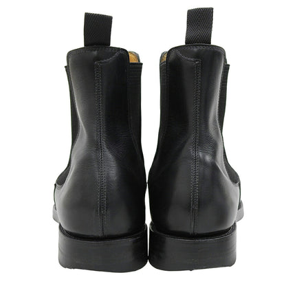 ORIENTAL SHOES Gloster Box Calf Chelsea Boots Black Size 9