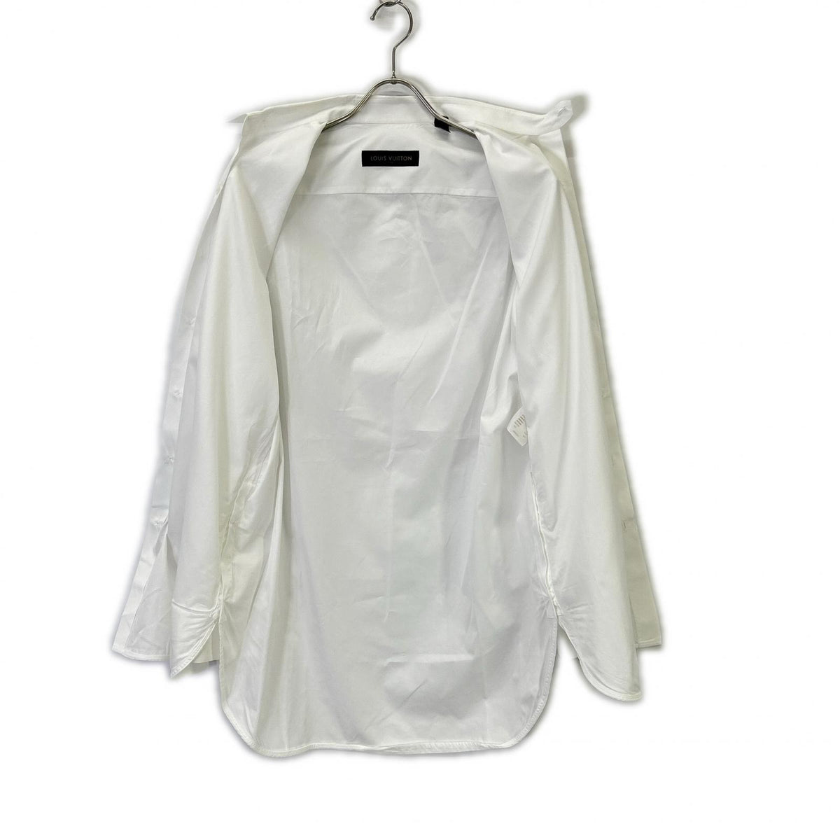 LOUIS VUITTON 17AW Cotton Long Sleeve Shirt White Size M