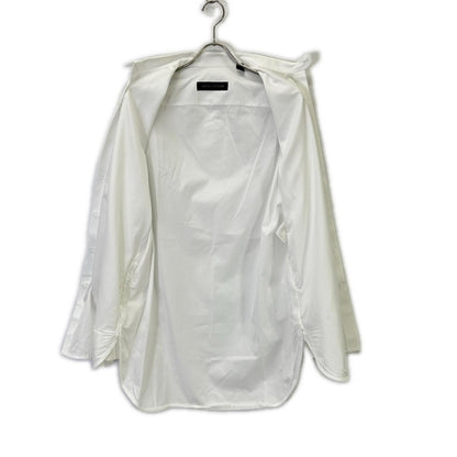 LOUIS VUITTON 17AW Cotton Long Sleeve Shirt White Size M