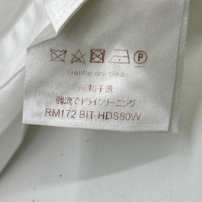 LOUIS VUITTON 17AW Cotton Long Sleeve Shirt White Size M