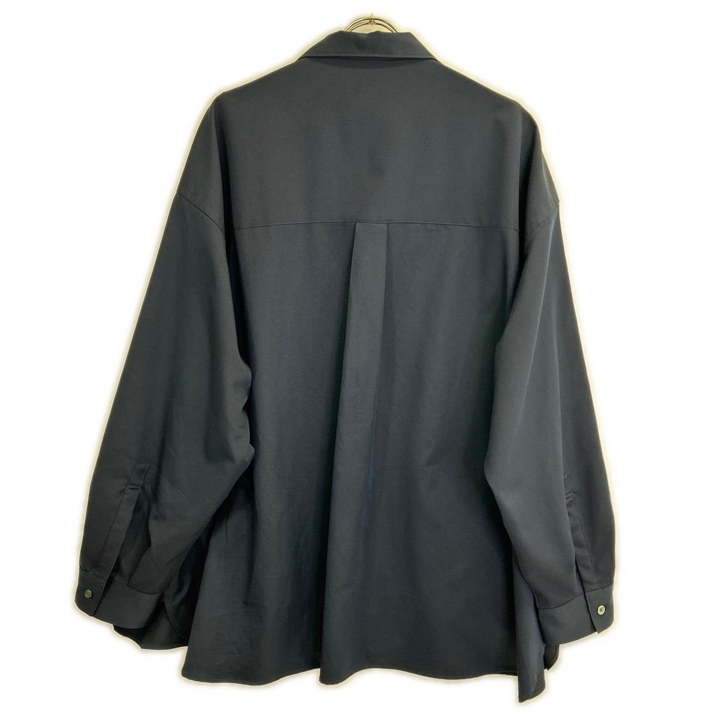 Fresh Service Micro Typewriter Regular Shirt Navy Size M