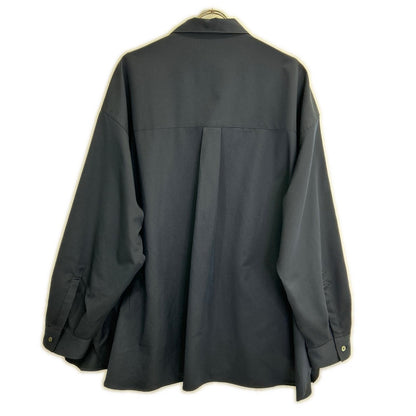 Fresh Service Micro Typewriter Regular Shirt Navy Size M