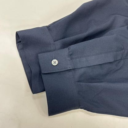 Fresh Service Micro Typewriter Regular Shirt Navy Size M