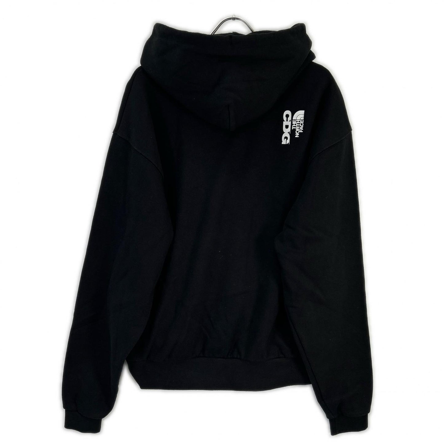 CDG x The North Face Printed Cotton Hoodie Black Size M