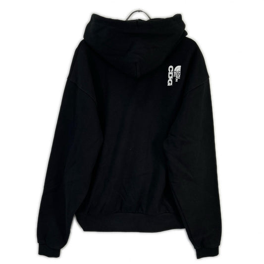 CDG x The North Face Printed Cotton Hoodie Black Size M