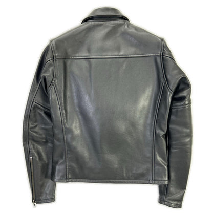 KADOYA K's Leather Cowhide Double Rider Jacket Black Size L