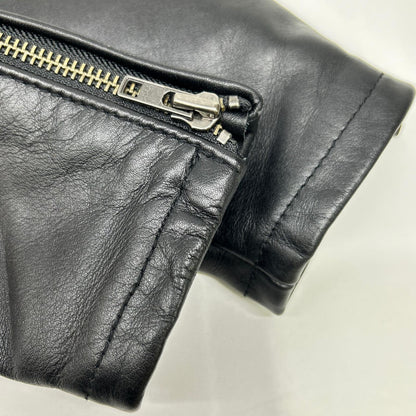 KADOYA K's Leather Cowhide Double Rider Jacket Black Size L