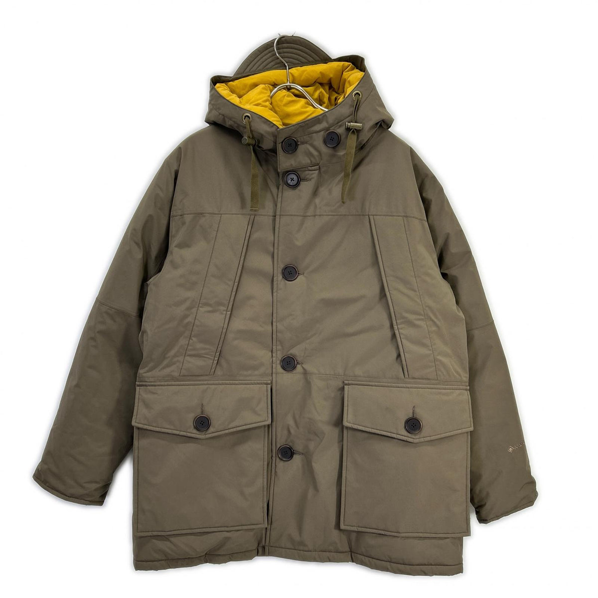 WOOLRICH GORE-TEX 2L New Arctic Parka Olive Brown Jacket Size M
