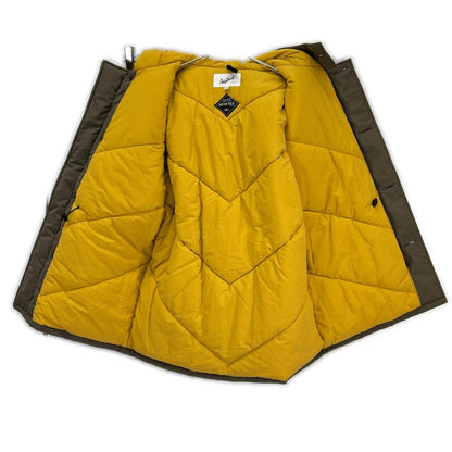 WOOLRICH GORE-TEX 2L New Arctic Parka Olive Brown Jacket Size M
