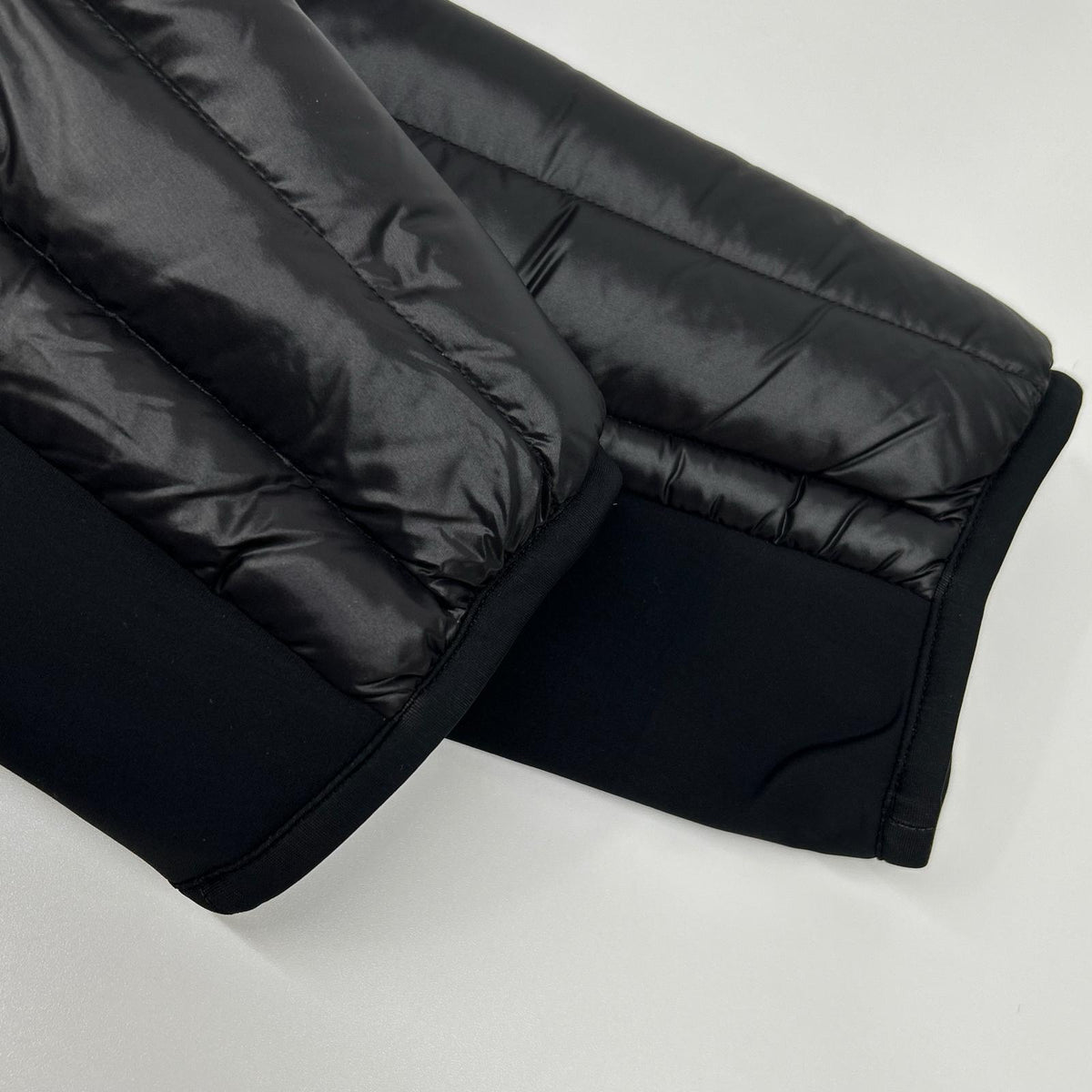 PRADA SPORT Nylon Paneled Down Jacket Black Size 52