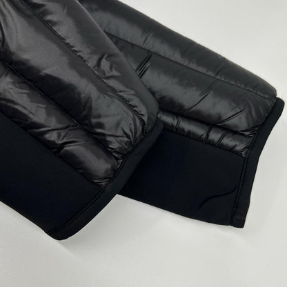 PRADA SPORT Nylon Paneled Down Jacket Black Size 52