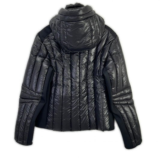 PRADA SPORT Nylon Paneled Down Jacket Black Size 52
