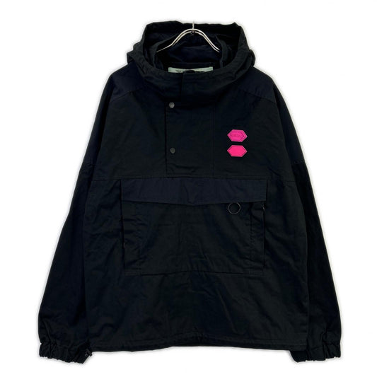 OFF-WHITE Ski Anorak Jacket Black Polyester Size L