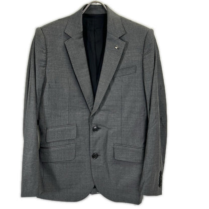 MRB ROYAL Wool 2-Button Tailored Blazer Gray Size IV