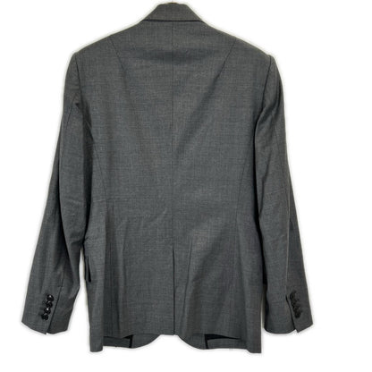 MRB ROYAL Wool 2-Button Tailored Blazer Gray Size IV