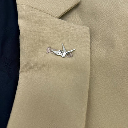 MRB COMFY Wool 2-Button Tailored Blazer Beige Size IV