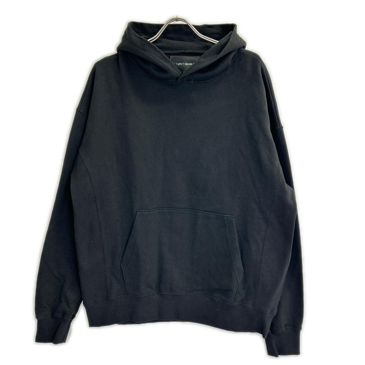 MRB Back Logo Print Cotton Hoodie Black Size IV