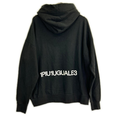 MRB Back Logo Print Cotton Hoodie Black Size IV