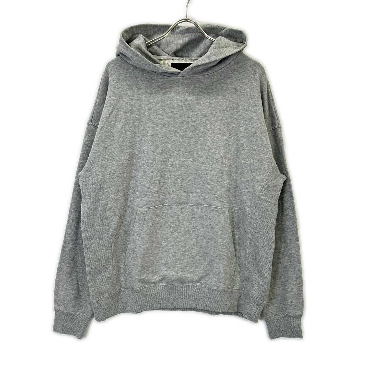 MRB Back Logo Print Cotton Hoodie Gray Size IV