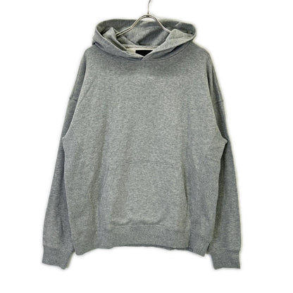 MRB Back Logo Print Cotton Hoodie Gray Size IV