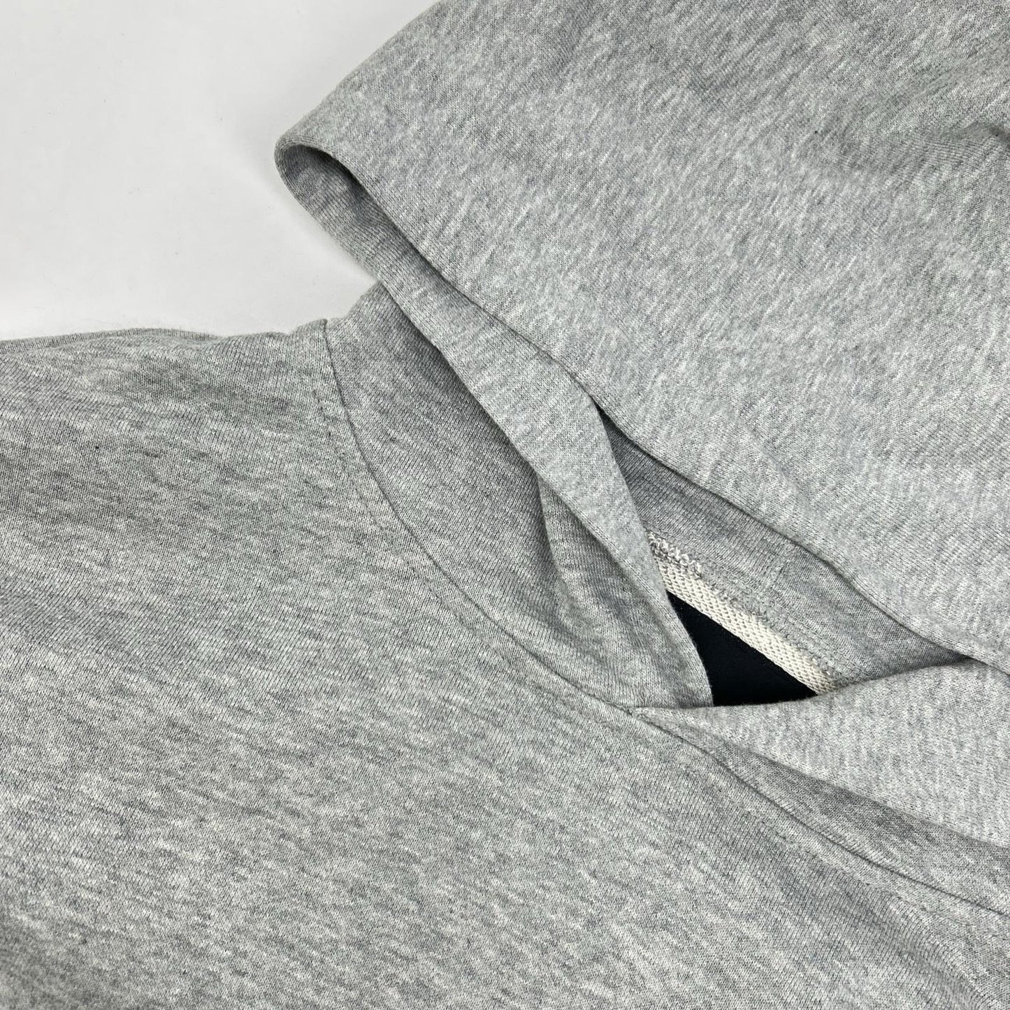 MRB Back Logo Print Cotton Hoodie Gray Size IV