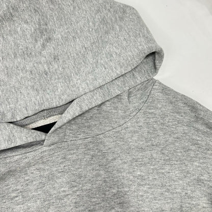 MRB Back Logo Print Cotton Hoodie Gray Size VI