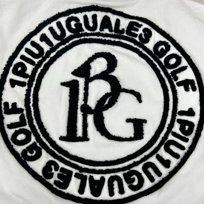 GOLF Big Pullover Back Logo Cotton Hoodie White Size V