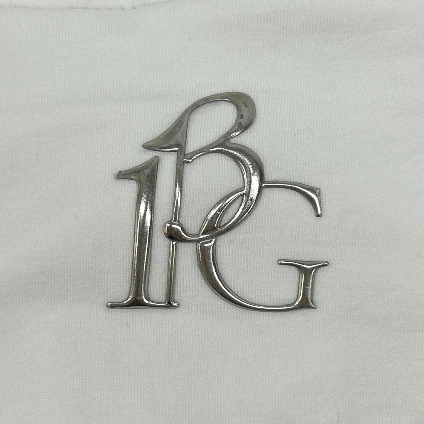 GOLF Big Pullover Back Logo Cotton Hoodie White Size V