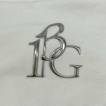 GOLF Big Pullover Back Logo Cotton Hoodie White Size V