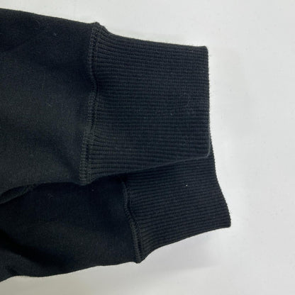 SPORT Classic Sweat Side Zip Pullover Hoodie Black Size IV