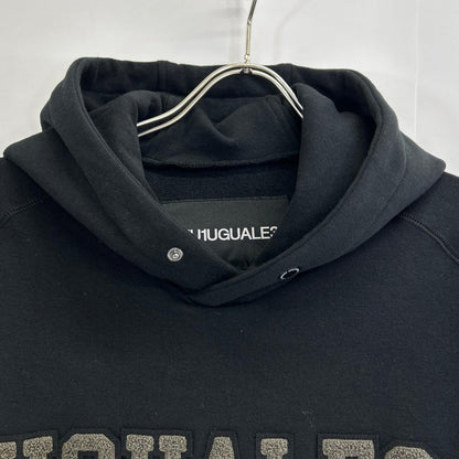SPORT Classic Sweat Side Zip Pullover Hoodie Black Size IV