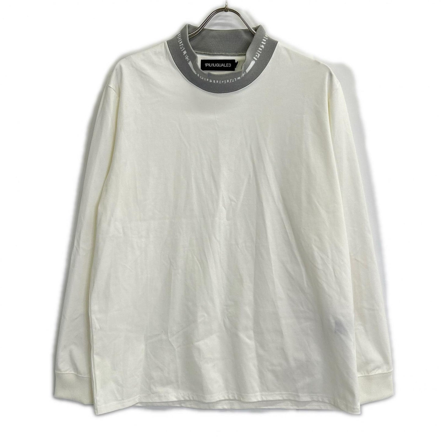 SPORT Comfortable Hybrid Mock Neck T-Shirt White Size IV