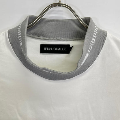 SPORT Comfortable Hybrid Mock Neck T-Shirt White Size IV